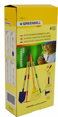 Obrázek produktu pro Dětská sada zahradnického nářadí Greenmill 4el.