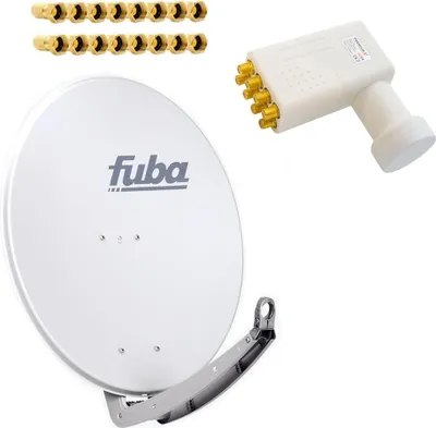 Produktbild von Fuba Antenne 74x84cm Alu Grau DAA 780 G LNB Octo PremiumX 16 F-Stecker