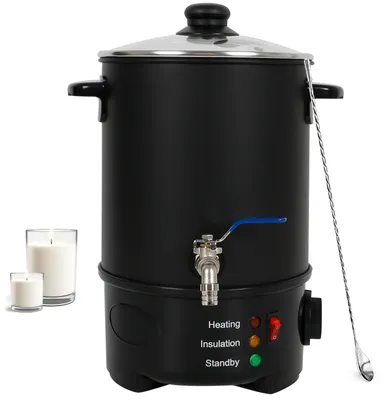 Kerzen-Wasschmelzgerät, 6 Liter, 1000 W, einstellbare Temperatur