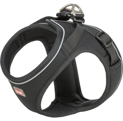 Produktbild von TRIXIE Atmungsaktives Hundegeschirr Premium UrbanVest mit verstellbarem Bauchgurt - schwarz - 45–48 cm/20 mm