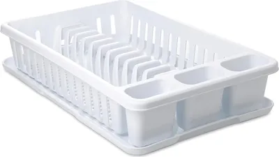 Produktbild von Abtropfgestell für Teller und Besteck - BPA-frei - 1 Stück - PP - 27 x 42 x 10 cm