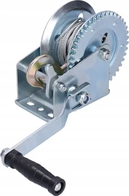 Produktbild von GEKO | Handseilwinde bis 450kg, Winde mit 8m Drahtseil, Seilwinde handbetrieben, Handseilzug effizient