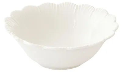 Produktbild von Dessertschale FLEURI BIANCO Wellendekor D. 12cm weiß Porzellan Easy Life