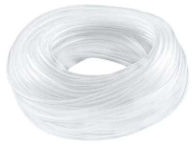Image de Tuyau en PVC transparent, flexible, de 4 x 6 mm, longueur de 20 mètres, pour aquariums et étangs