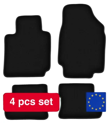 Image de Tapis de sol pour voiture, légers, faciles à installer, noirs