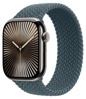 Zdjęcie produktu dla Apple Pleciony pasek solo do zegarka Apple Watch | 38/40/41/42 mm – rozmiar 5 – Lake Green