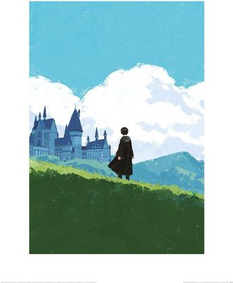 Harry Potter - s potlačou PM6159 (80 cm x 60 cm) (modrá/zelená)
