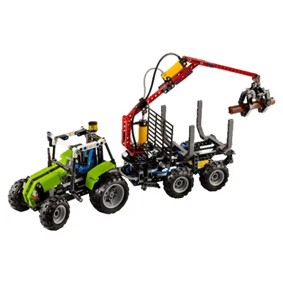 Produktbild von LEGO TECHNIC Traktor mit Forstkran 525-teilig, ab 9 Jahren (8049)