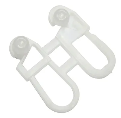 Produktbild von Gardinia Schleuderstabrollringe weiß, 6-er Pack
