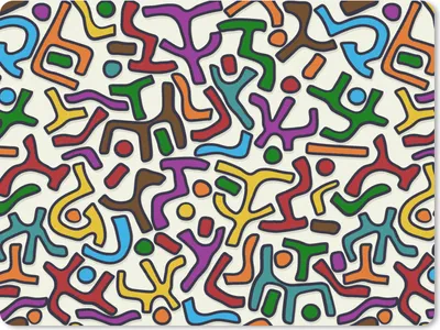 Produktbild von MuchoWow® Mauspad Mousepad Abstrakt - Muster - Afrika 23x19 cm - Mousepads - Maus Mat - Pad - Mausunterlage - Schreibtischunterlage - Mauspad