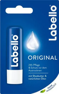 Produktbild von Labello Original, Lippenbalsam, Farblos, Unisex, Universal, Sheabutter, Feuchtigkeitsspendend, Schutz, Weichmachend