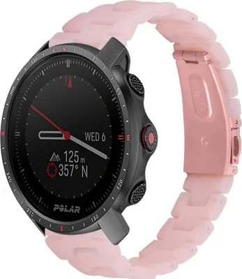 Produktbild von Strap-it Polar Grit X Pro Harzarmband (Rosa)
