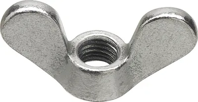 Produktbild von Flügelmutter (Schmetterlingsmutter) ø M5 aus Temperguss DIN315, Stahl verzinkt