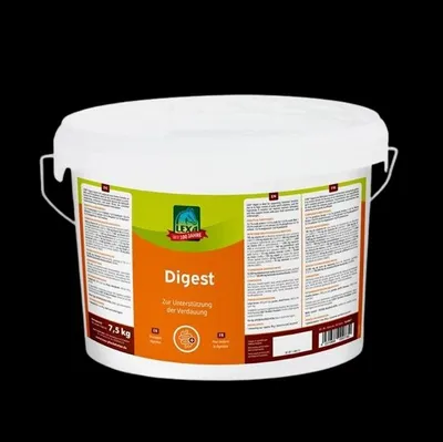 Produktbild von Lexa Digest Ergänzungsfuttermittel für Pferde, Darmflora-Unterstützung, mit Verdauungskräutern, 7,5 kg