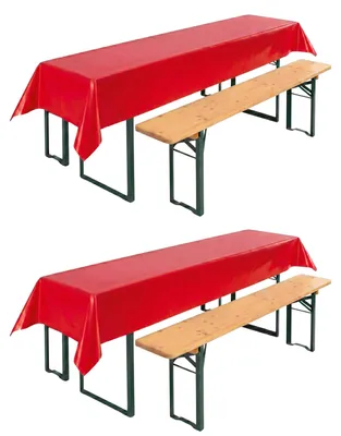 Produktbild von Beautex Party Tischdecke abwaschbar 100x250, für Biertisch geeignet