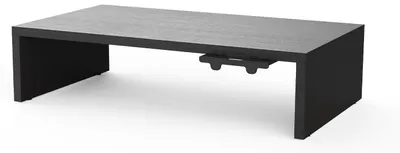Produktbild von Monitorständer Monitorerhöhung Bildschirmerhöhung - 104 mm - 42 x 23,3 x 10,4 cm - Schwarz - Für Büro und Schreibtisch