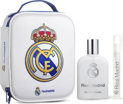 Produktbild von Air-Val Real Madrid Eau de Toilette Set 100 ml + 10 ml mit Kosmetiktasche