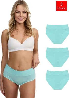 Produktbild von Tazzio Damen Slip 3er-Pack F920 (Mint, XL)