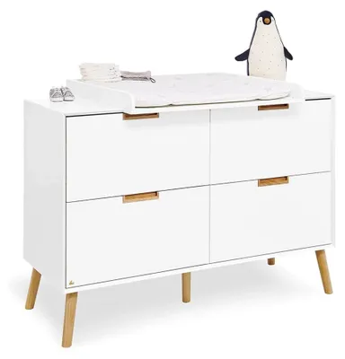 Produktbild von 133407X Wickelkommode 'Edge' extrabreit, weiß, 1 stück