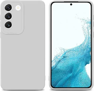 Produktbild von Cadorabo Hülle für Samsung Galaxy S22 Schutz Hülle in Weiß TPU Silikon Etui Case Handyhülle