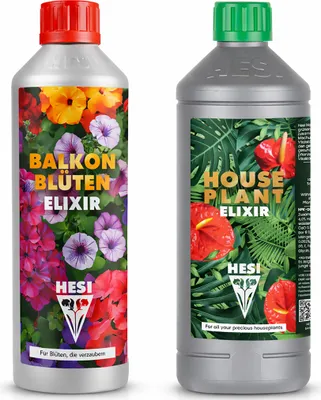 Produktbild von 1 l HESI Balcony Bloom +1 l Hesi House Plant Flüssigdünger