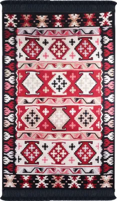 Obrázok produktu pre BiggHome Dvojstranný koberec, vzor Kelim – moderný vintage dizajn, prateľný