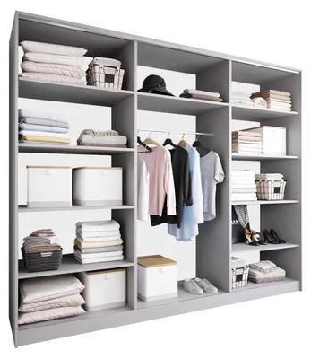 Produktbild von Offener Kleiderschrank MERV K1 250 grau