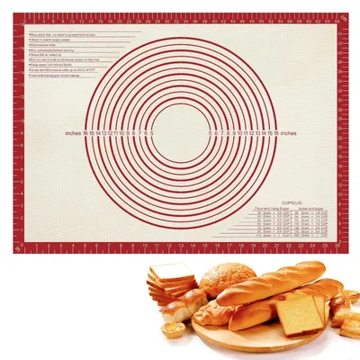 Produktbild von Silikon Backmatte mit Maßen 70 x 50 cm