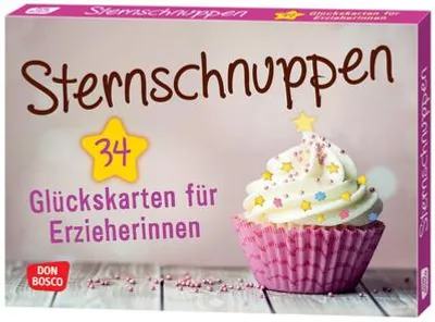 Obrázek produktu pro Sternschnuppen. 34 Glückskarten für Erzieherinnen