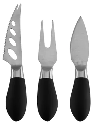 Imagen del producto de ASA Selection: Juego de 3 cuchillos para queso, en caja de cartón de 19 x 15 cm
