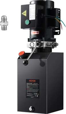 Obrázek produktu pro VEVOR hydraulický agregát 220 V hydraulický agregát 2200 W, jednočinné hydraulické čerpadlo Hydraulický agregát, nádrž 3,75 gal Ruční čerpadlo hydraulický agregát, pro výtahy, vysokozdvižné vozíky atd.