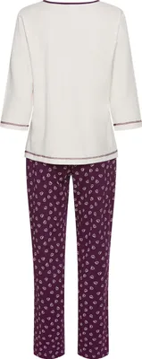 Produktbild von Peanuts Pyjama 2 -teilig weinrot bedruckt Größe 48/50
