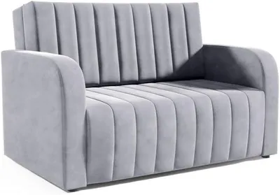Zdjęcie produktu dla LIKMA Sofa 3 osobowa Otto Szara 155 cm z Funkcją Spania, Pojemnikiem na Pościel, Sofa w Tkaninie Jasmine 90