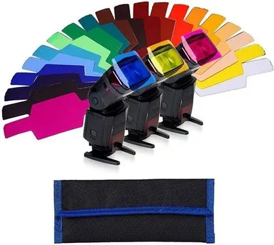 Obrázek produktu pro Sada barevných filtrů – 20 barev s úložným pouzdrem