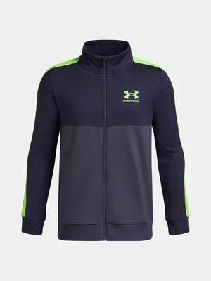 Produktbild von Under Armour UA Rival CB Strick-Trainingsanzug für Jungen – Grau YLG