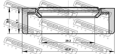 Obrázok produktu pre Febest 95Bdy-31470509X