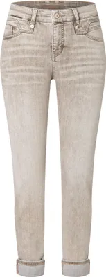 Produktbild von Mac - Damen 5-Pocket Jeans, Rich Slim (5703-90-0389L), Größe:W44, Länge:L30, Farbe:beige colored wash (D092)