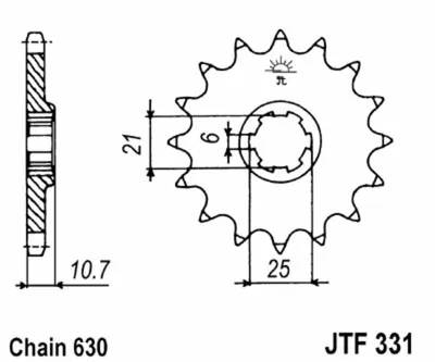 Zdjęcie produktu dla Ritzel 15Z 630