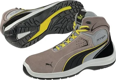 Produktbild von Sicherheitsstiefel TOURING STONE MID Gre 43 W. 11 beige S3 SRC EN ISO 20345:2011hydrophobiertes Velours
