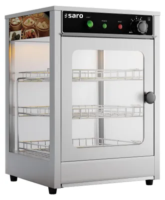 Produktbild von Saro FIONA, 43 l, 30 - 80 °C, 3 Regale, Edelstahl, Transparent, Glas, Edelstahl, 600 W