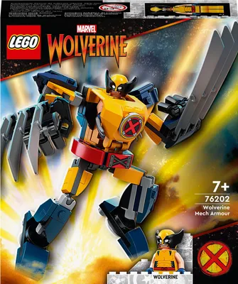 Produktbild von LEGO 76202 Marvel Wolverine Mech, Figur zum Sammeln