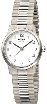 Produktbild von Boccia Damen Armbanduhr Classic 3318-01 Reintitan Zugband