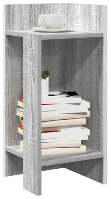 Zdjęcie produktu dla Stolik pomocniczy z półką, kolor Sonoma, wymiary: 25,5 x 27 x 60 cm