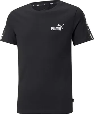 Produktbild von PUMA Ess+ Metallic Tape T-Shirt Jungen puma black 140