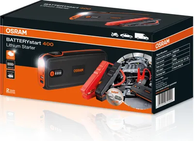 Zdjęcie produktu dla Stacja rozruchowa OSRAM BATTERYstart 400 12V z funkcją banku energii