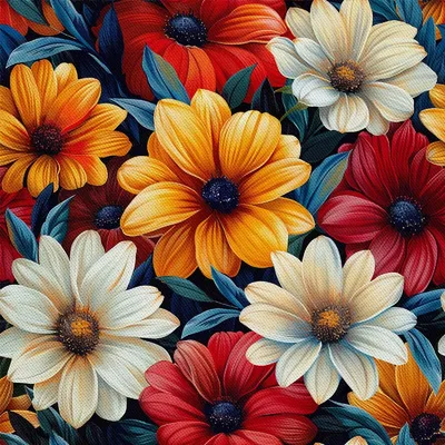 Obrázok produktu pre OUTDOOR DEKOSTOFFE OXFORD - Motiv Blumen I DX5114