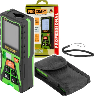 Image de Procraft PLDM120 Télémètre laser 120 m + étui
