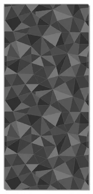 Produktbild von Türtapete Türposter Geometrisches Schattenmuster - Größe: 93 x 205 cm