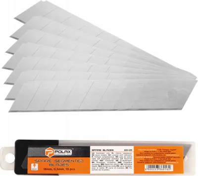 Produktbild von Brechklingen für Messer 18 mm 0,5 mm (10 Stück) Polax