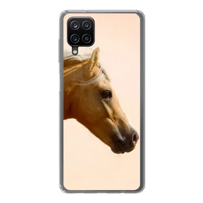 Produktbild von MuchoWow® Handyhülle Schutzhülle Hülle für Samsung Galaxy A12 Pferd - Licht - Luft Silikon Softcase Handy Hülle - Bild